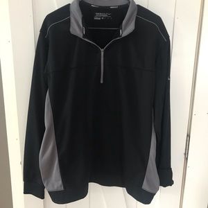 Nike gold quarter zip
